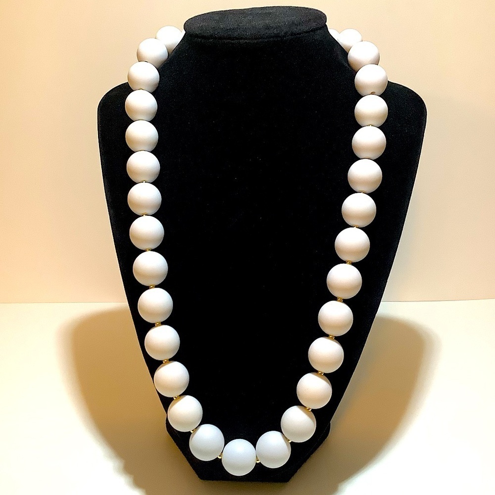 Gorjana Iris White Statement Necklace New